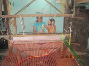 Silk Saree Weaving