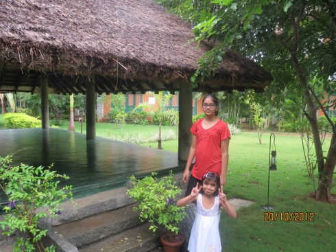 Kids near Yoga Hut Trip