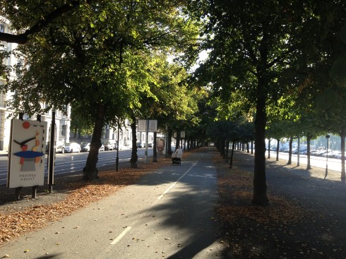 large central park Djurgardsvagen area