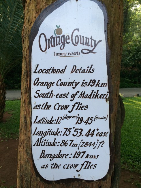 location details of orange country orange country coorg