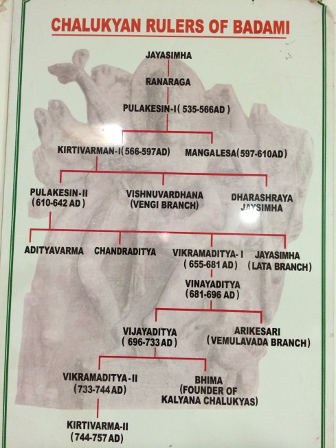 tenure for rulers of badami chalukyan rulers of badami