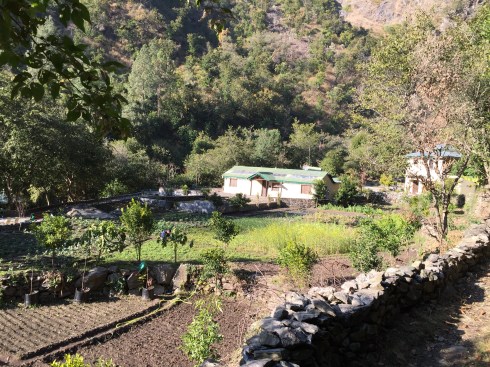 Yoga Hut Yoga Hut on the river bank