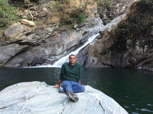 Large ponds Emerald green crystal clean water