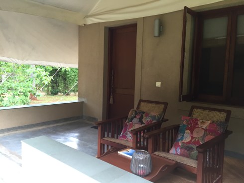 The Garden Cottages have a nice verandah