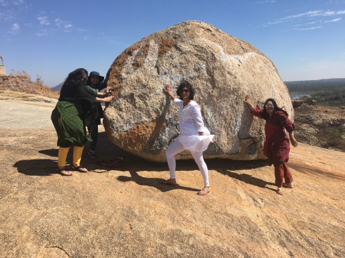 Rock on the Hill Beautiful rock on the top of Hill