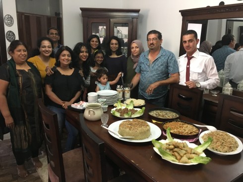 salah's house early dinner